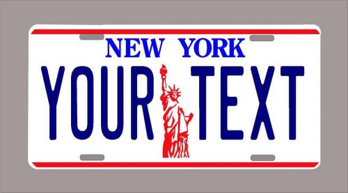 New york custom novelty license plate-your name or text 6&#034;x12&#034; a
