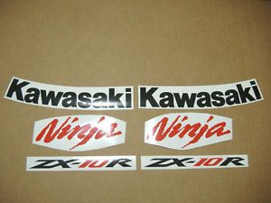 Zx10r 2008 ninja complete custom decals stickers kit set graphics 2009 2010 zxr