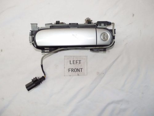 2001 audi a8 used oem silver exterior left front driver side door handle w/ lock