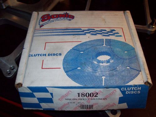 Sonic (new) 5.5&#034; triple disc clutch pack, 26 -spline jerico t-101  scca arca