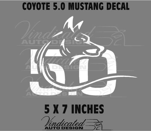 Coyote 5.0, mustang, coyote, 5.0, rear window decal