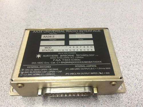 Nat aa34-300 universal radio interface