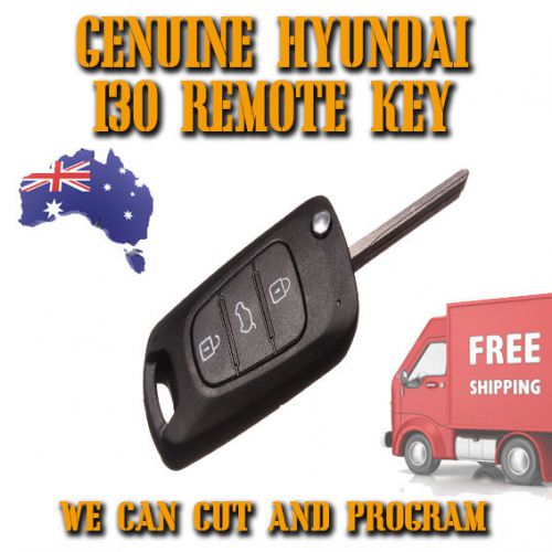 Genuine hyundai  i30 + elantra remote flip key - complete key - 434mhz/id 46 new