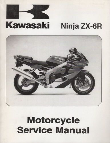 2000-2001 kawasaki motorcycle ninja zx-6r service manual p/n 99924-1254-03 (597)