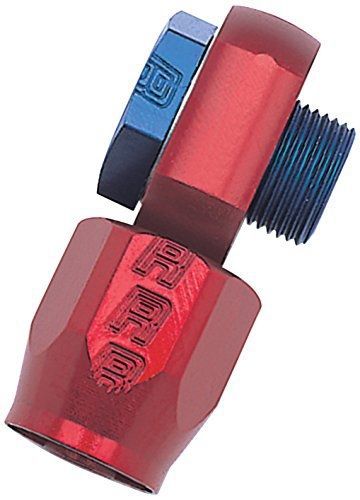 Russell 640270 red and blue anodized aluminum -6 an carburetor banjo adapter