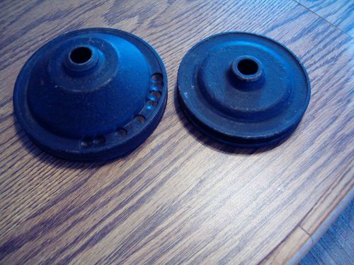 Pair of FORD FLATHEAD  PULLEYS, image 1