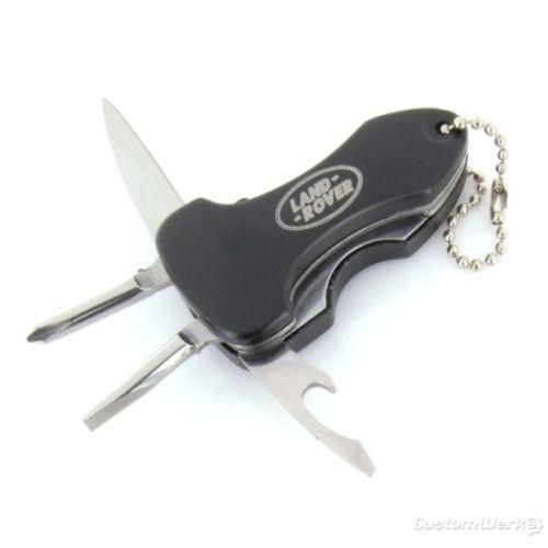 Land rover black multi-function tool keychain - new!