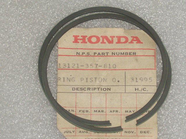 1973-1974 honda cr250m cr 250 elsinore motocross piston rings 0.25mm new oem nos