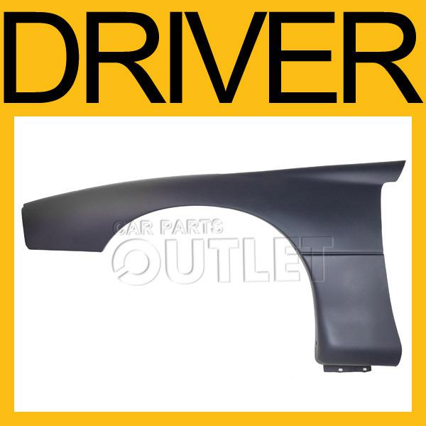 1993-1997 chevy camaro driver left front fender primered black steel replacement
