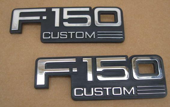 92 93 94 95 96 97 ford f-150 fender custom fender emblems pair (2)