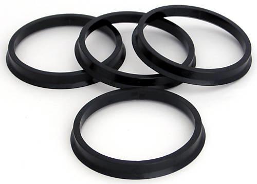 Set of 4 plastic hub centric rings 79.5mm od 64.1mm id hubcentric