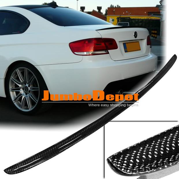 100% real carbon fiber rear spoiler wing for bmw e39 m5 & 5-series sedan