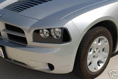 2006-2010  dodge charger headlight reflector decals 