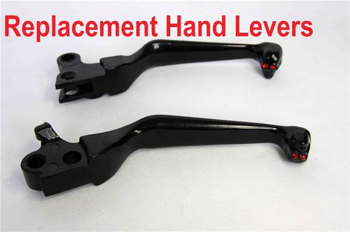 Black color brake clutch lever for harley davidson xl sportster 883 1200 softail