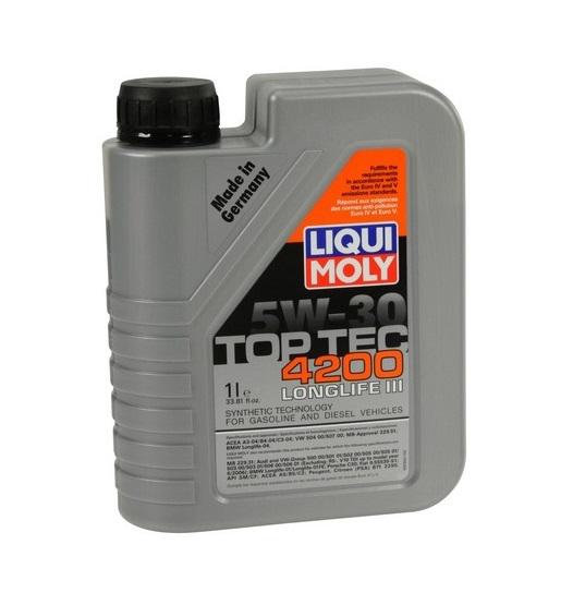 5 liter motor oil jug 5w-30 fully synthetic lubro moly 2039