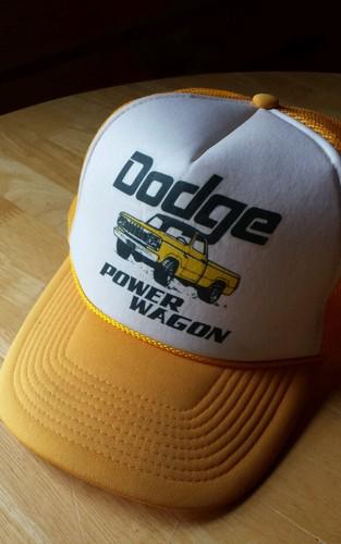 Vintage dodge power wagon truckers hat cap ramcharger ram mopar plymouth hemi