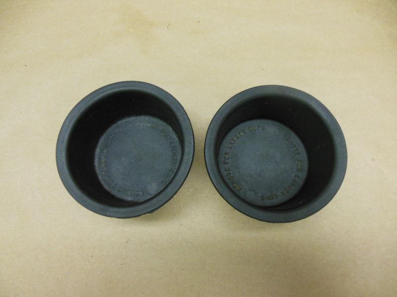 97-02 ford f150 expedition navigator rubber cup holder inserts x2