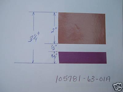 3 1/4 pink  metallic sticker pinstripe 105781-63-01a
