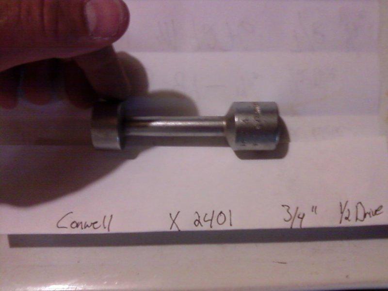 Cornwell specialty tool, wrench socket, 3/4" , 1/2 drive, very rare, cornwell 