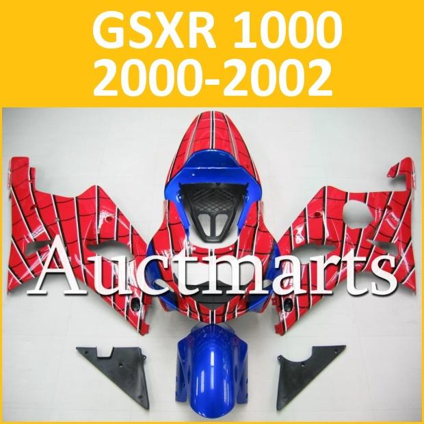 Fit suzuki 00 01 02 gsxr 1000 gsx-r1000 2000 2001 2002 fairing k1 c20 b02