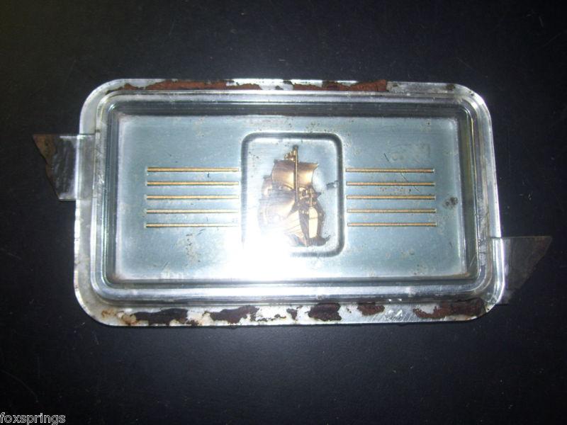 1949 1950 plymouth clock delete emblem            pl42