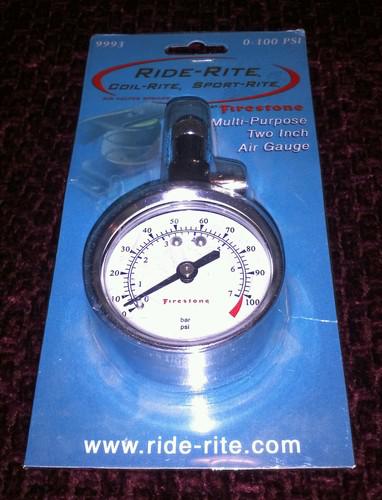 Firestone ride-rite 9993 multi-purpose two inch air gauge