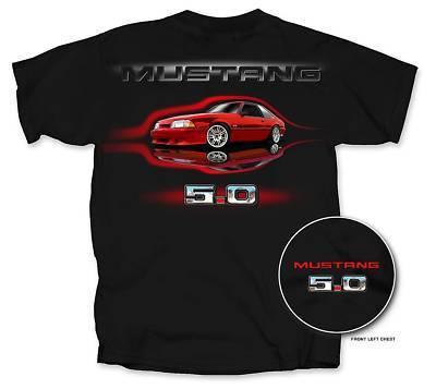 T-shirt: 5.0 fox body ford mustang black all new item! get free usa shipping!