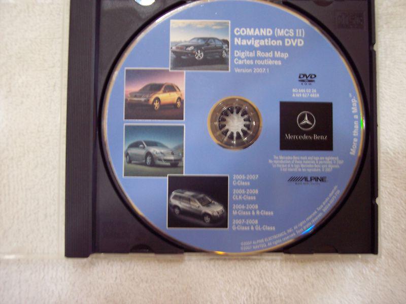 2005-2008 mercedes  comand navigation dvd map u.s  version 2007.1