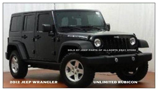 2012 black jeep "wrangler rubicon unlimited" bright glossy multi-colored  magnet