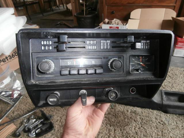 1973 mazda re radio /heater controls