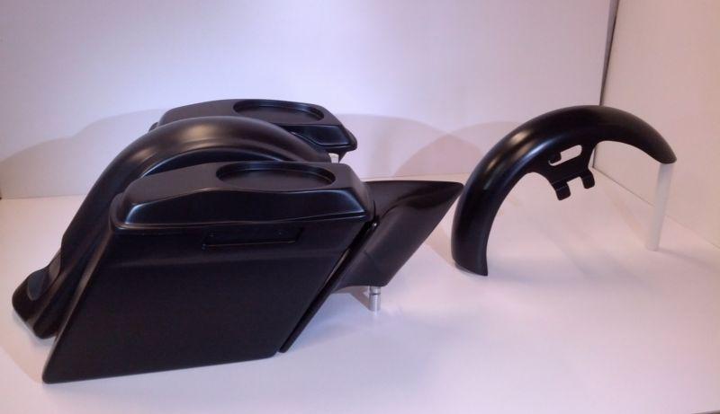 Harley davidson extended stretched saddlebags, lids, and fenders/touring