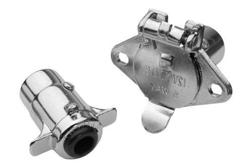Tow ready 118077 - 4-way car, trailer end round connector