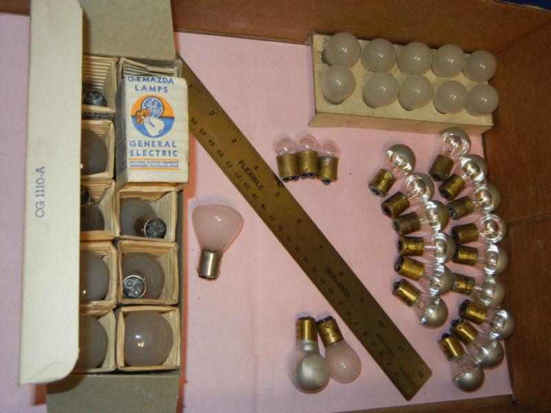 Mix lot of aircraft control panel electrical lamp light bulb unissued military 