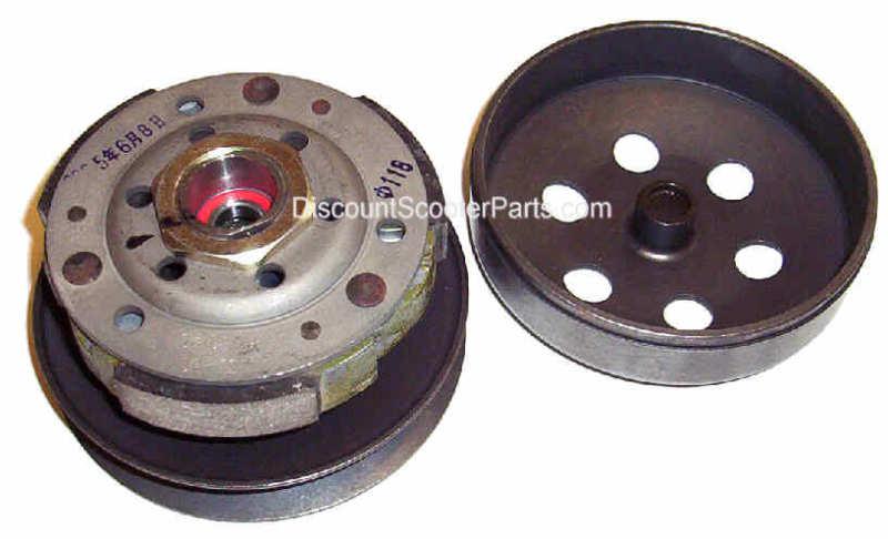 Cvt 139qmb gy6 50cc scooter atv engine clutch pulley assembly -  free shipping