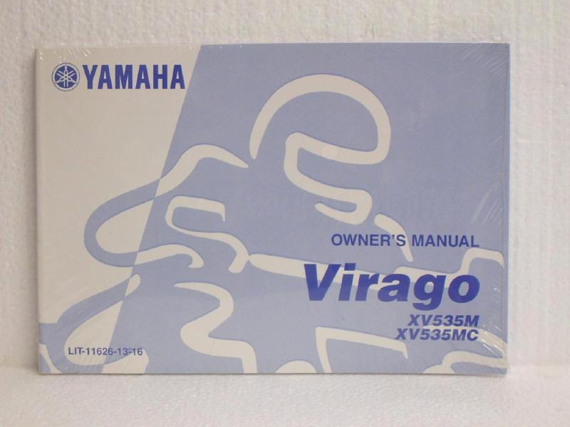 Genuine yamaha 2000 virago xv 535 owner's manual new!