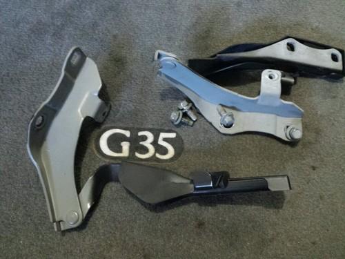 Oem 2003-2007 infiniti g35 coupe hood hinges left & right