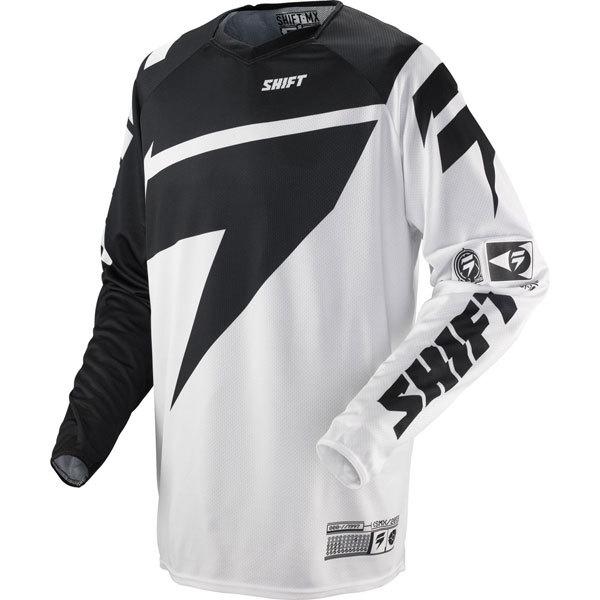 Black/white s shift racing faction skylab jersey 2013 model