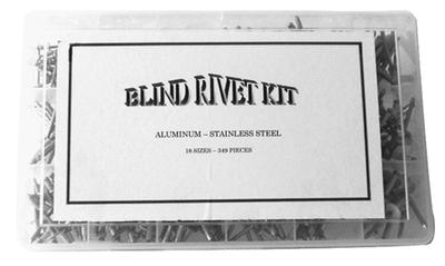 Eastern fastener a1811 blind rivet alum/ss assortment