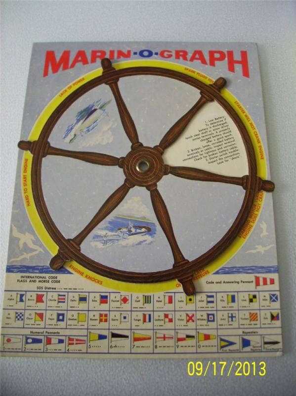Marin-o-graph marine troubleshooting & weather guide, champion spark plugs, 1966