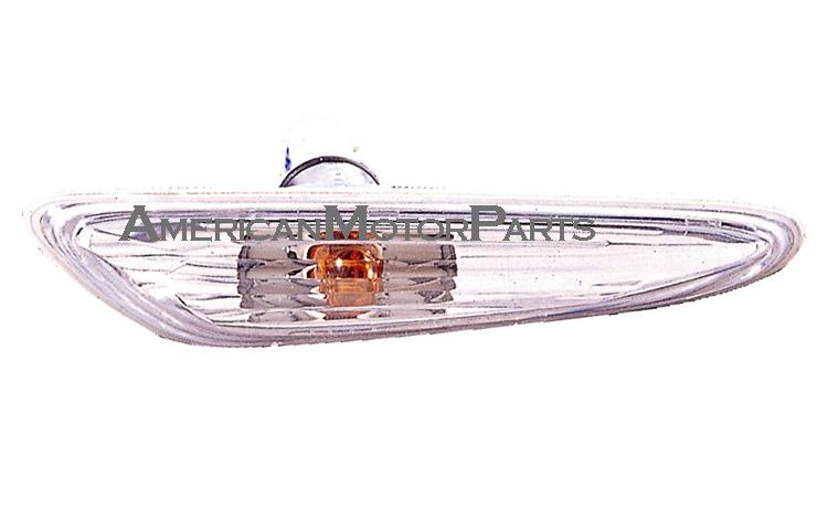 Passenger replacement clear side marker repeater light 02-05 bmw e46 3-series