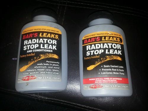 Bars leaks radiator stop leak, two 5.5 fld oz bottles