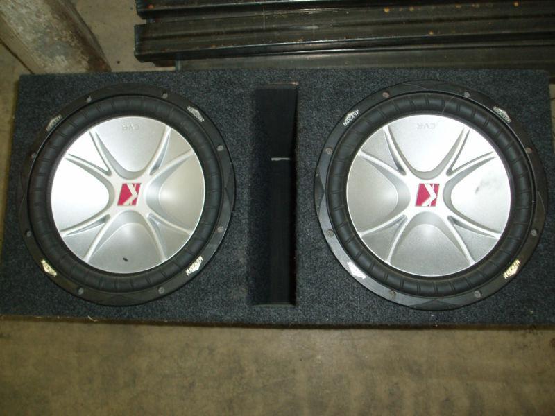 Kicker 12" speaker box