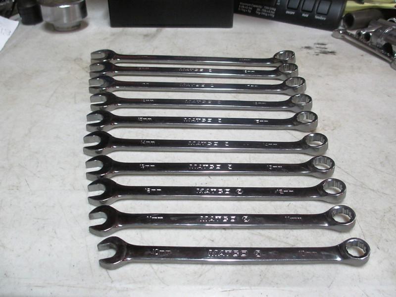 Purchase MATCO TOOLS 10 PC 12 POINT LONG COMBINATION METRIC 10MM TO