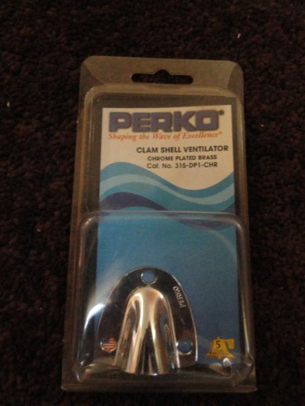 Perko clamshell stainless steel vent