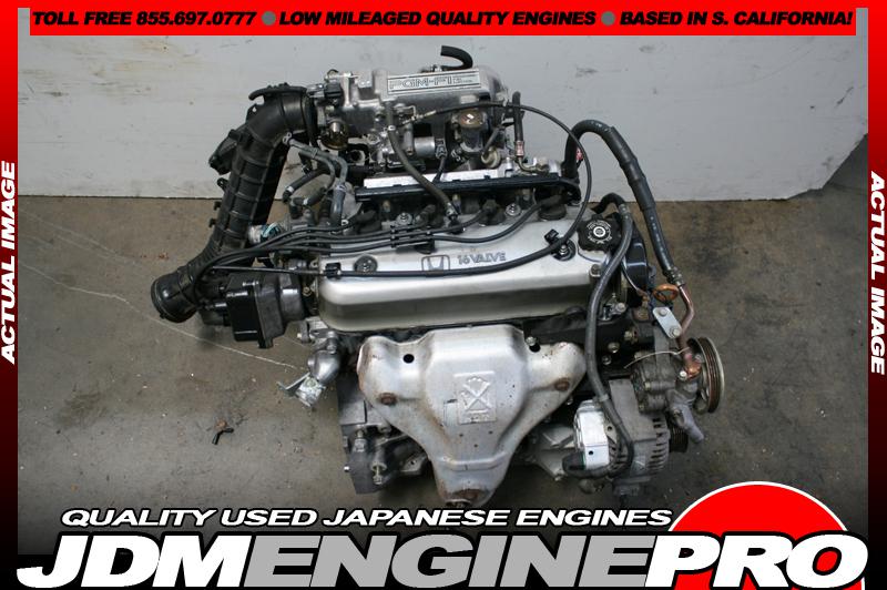 94-97 honda accord 4 cylinder 2.2 f22b long block engine low miles clean jdm 