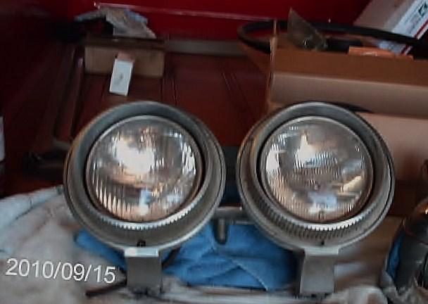 Vintage chrysler headlights right and left