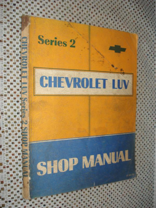 1973 chevy luv service manual original shop book