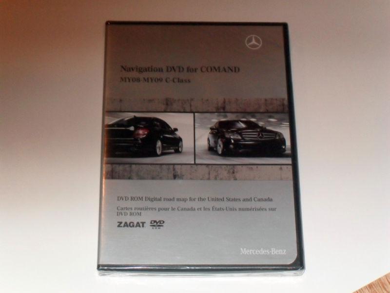Mercedes benz 2008 2009 c  class navigation dvd cd disc disk gps map