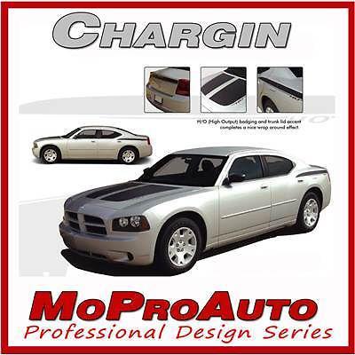 Dodge charger stripes decals graphic hood trunk 2006 * 3m pro 7 year vinyl 648