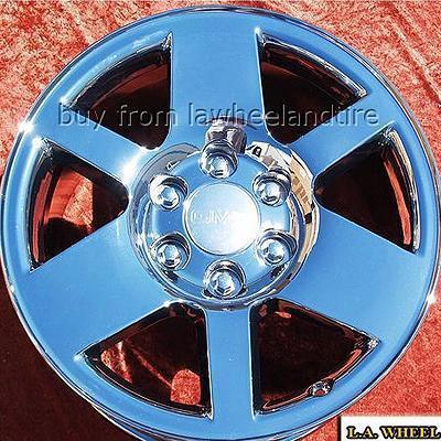 Set of 4 chrome 18" gmc sierra yukon denali suburban tahoe oem wheels rims 5302